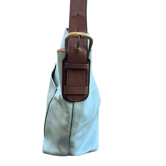 Elegant Blue Shoulder Bag - Picture 3 of 5